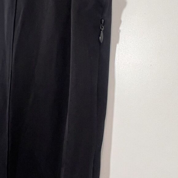 Jenni Kayne Dress Women’s S Silk Black Double Layer Sleeveless Knee Length - Picture 3 of 10